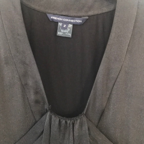 French connection Black shimmery Dress - Picture 2 of 7